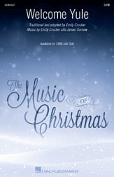 Welcome Yule SATB choral sheet music cover